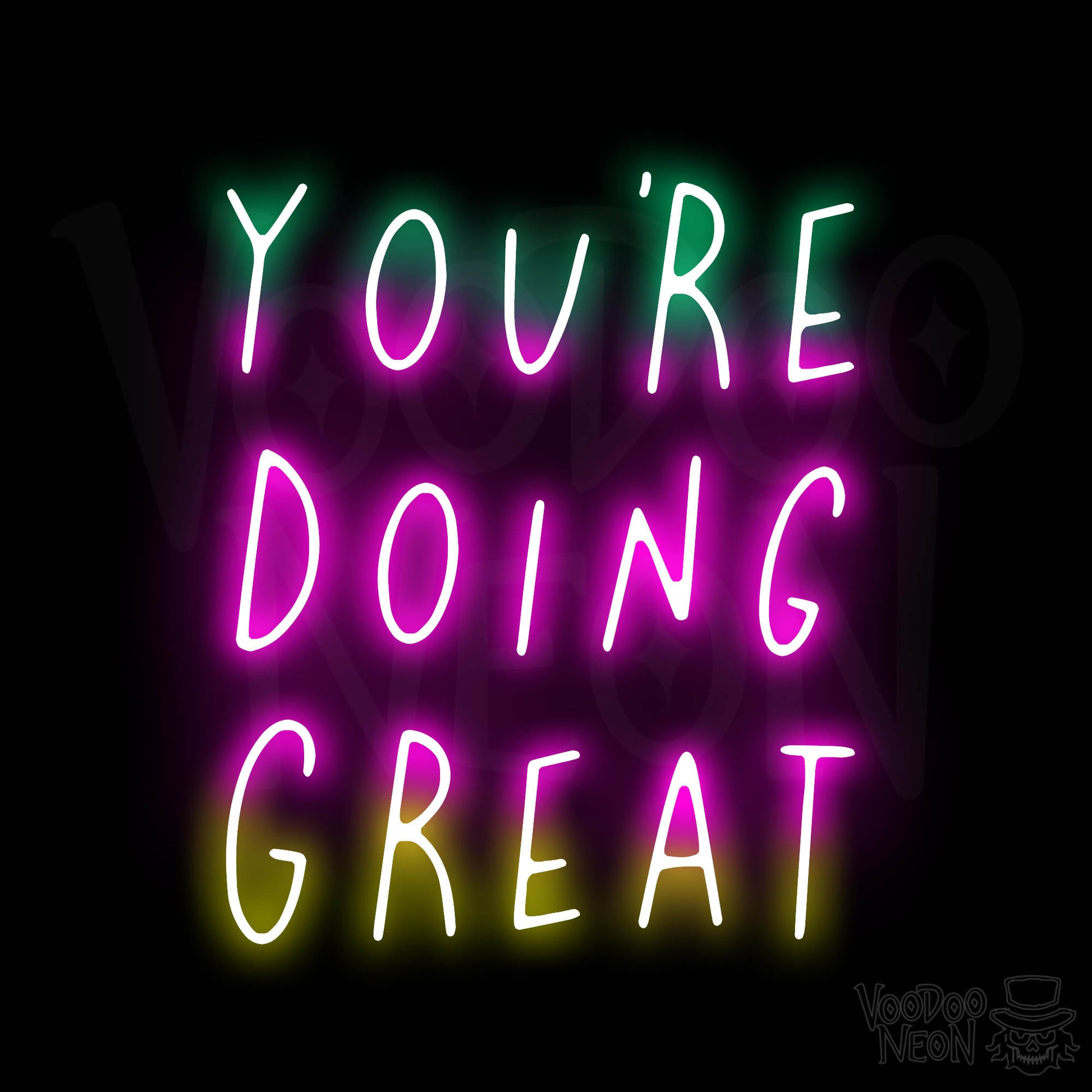 You're Doing Great LED Neon - Multi-Color