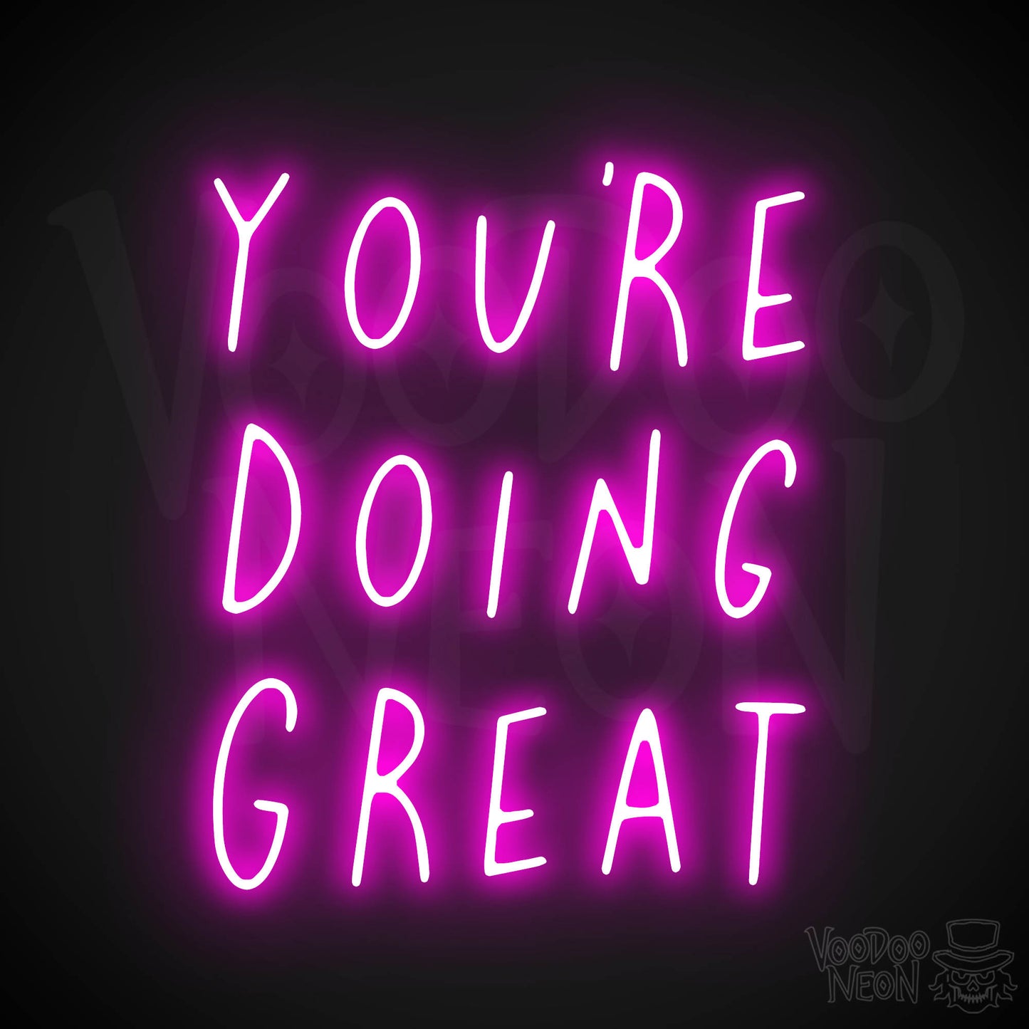 You're Doing Great LED Neon - Pink