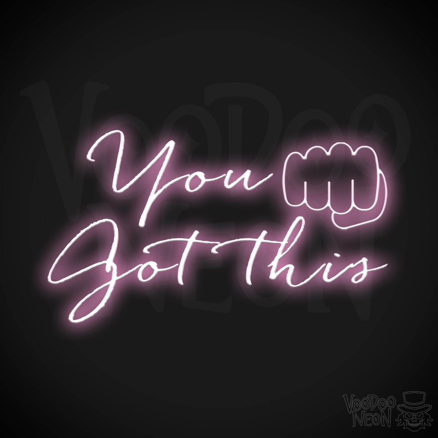 You've Got This Neon Sign - Neon You've Got This - Inspirational Signs - Color Light Pink