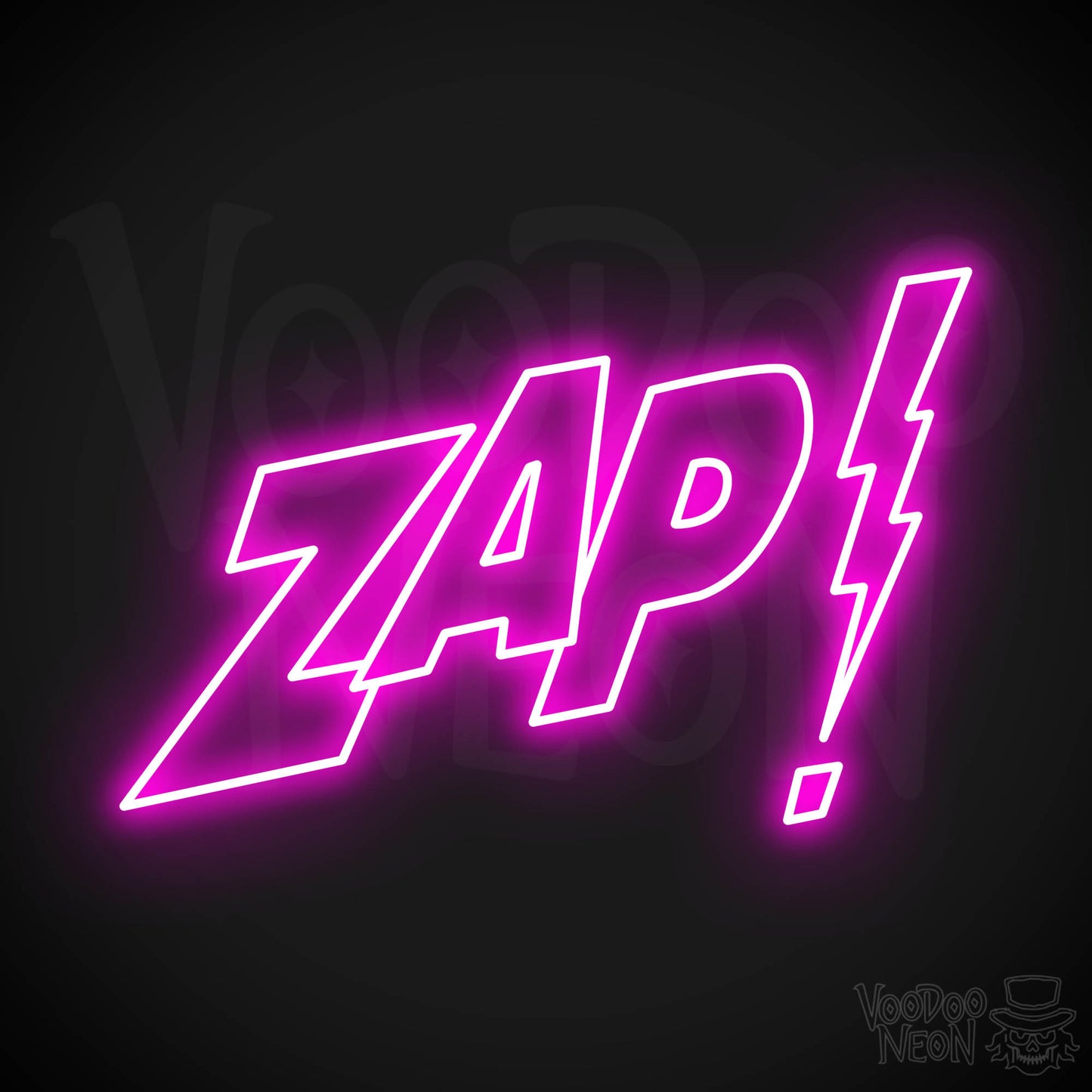 Zap Neon Sign - Pink