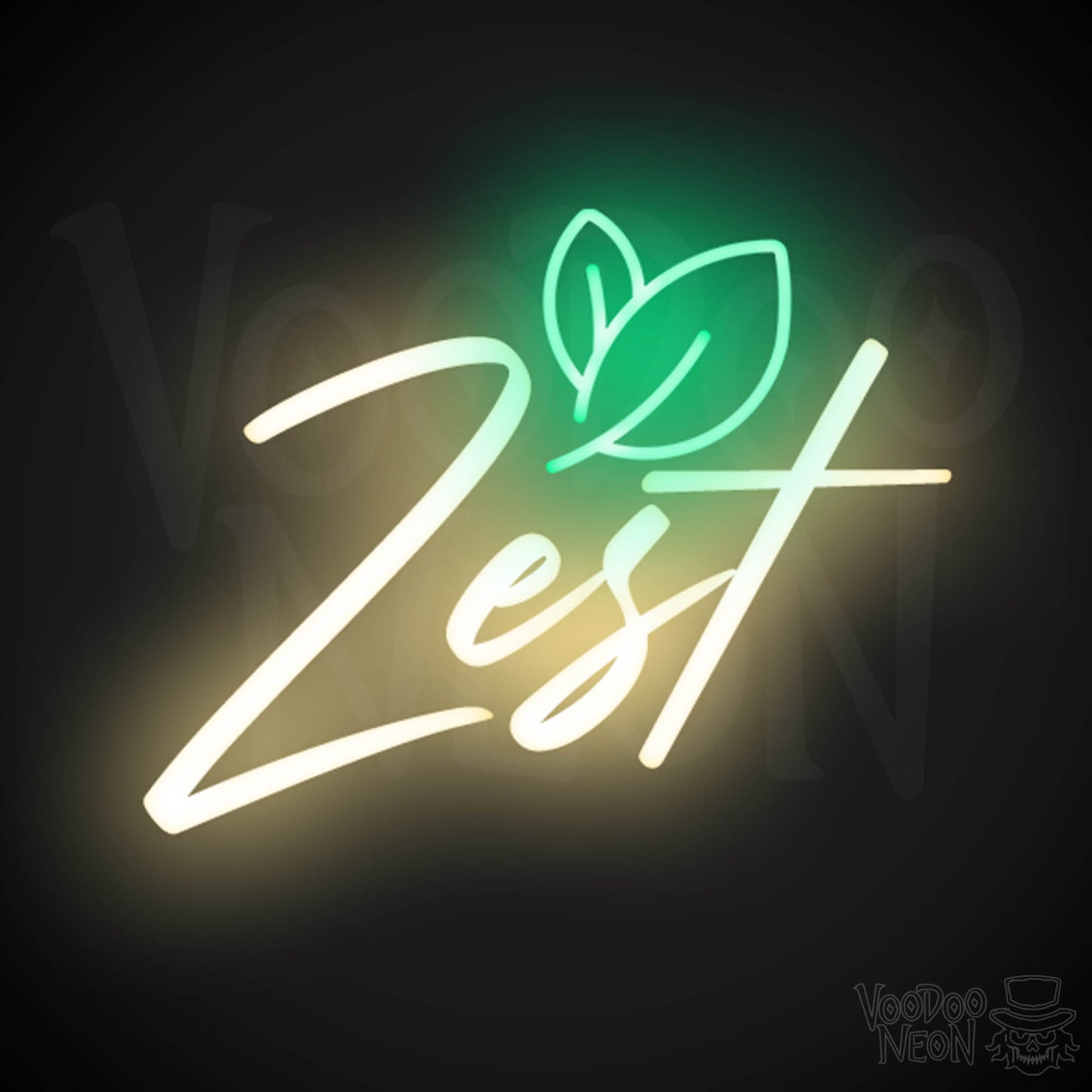 Zest Neon Sign - Neon Zest Sign - Color Multi-Color